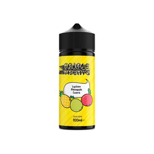 Triple Treats 100ml Shortfill 0mg (70VG/30PG) - Flavour: Apple Peach Cactus