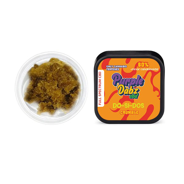Purple Dank 60% Full Spectrum Crumble - 0.5g (BUY 1 GET 1 FREE) - Flavour: Blue Cheese