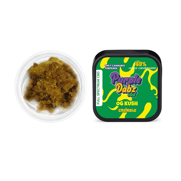 Purple Dank 60% Full Spectrum Crumble - 1.0g (BUY 1 GET 1 FREE) - Flavour: Amnesia Haze