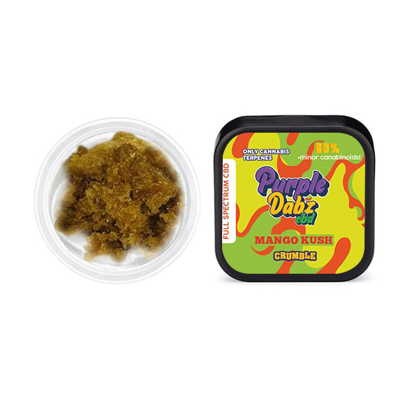 Purple Dank 60% Full Spectrum Crumble - 0.5g (BUY 1 GET 1 FREE) - Flavour: Blue Cheese