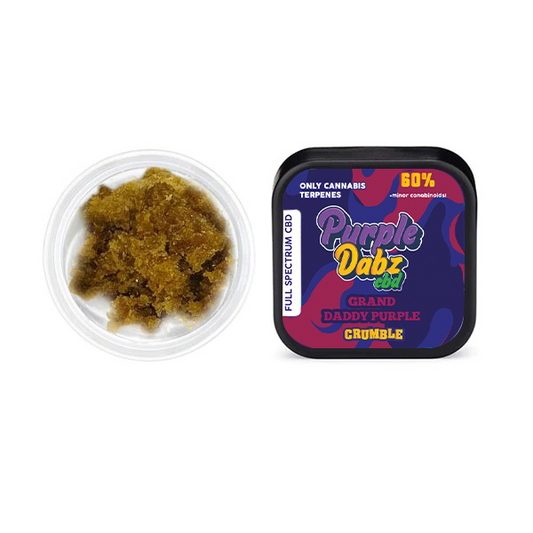 Purple Dank 60% Full Spectrum Crumble - 1.0g (BUY 1 GET 1 FREE) - Flavour: OG Kush