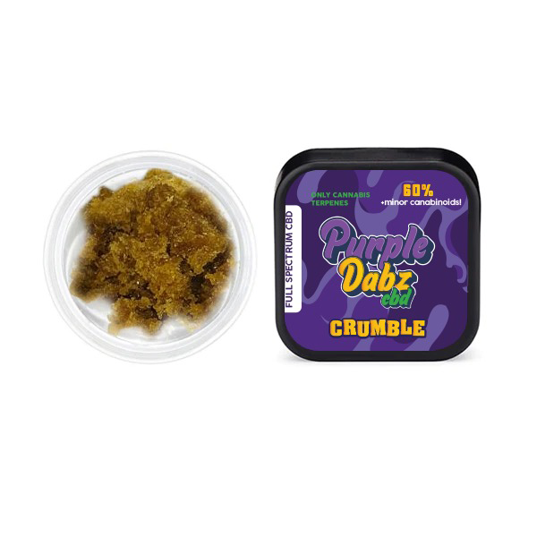 Purple Dank 60% Full Spectrum Crumble - 0.5g (BUY 1 GET 1 FREE) - Flavour: Blue Cheese