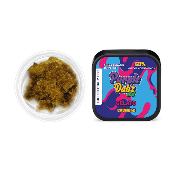 Purple Dank 60% Full Spectrum Crumble - 0.5g (BUY 1 GET 1 FREE) - Flavour: Blue Cheese