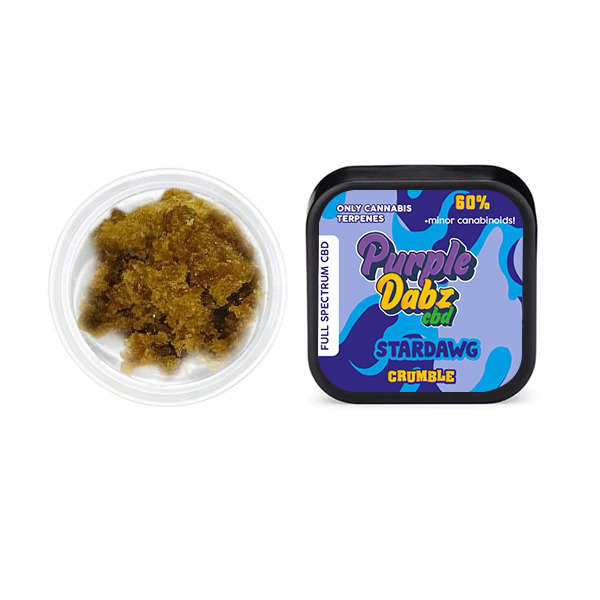 Purple Dank 60% Full Spectrum Crumble - 0.5g (BUY 1 GET 1 FREE) - Flavour: Blue Cheese