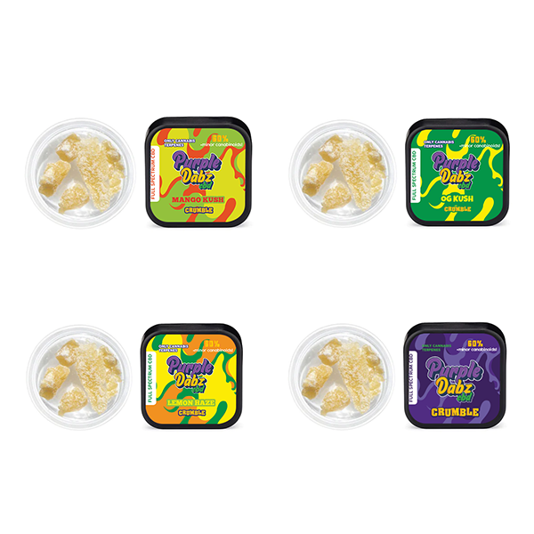 Purple Dank 60% Full Spectrum Crumble - 1.0g (BUY 1 GET 1 FREE) - Flavour: Stardawg