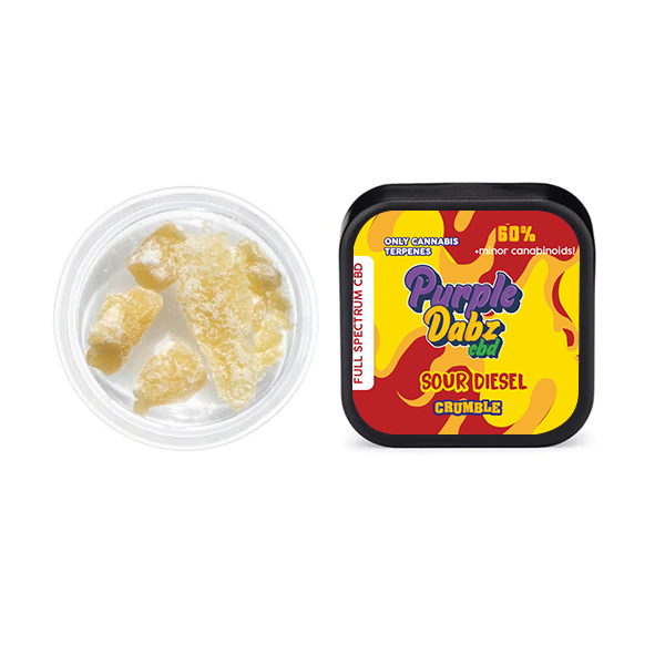 Purple Dank 60% Full Spectrum Crumble - 1.0g (BUY 1 GET 1 FREE) - Flavour: Stardawg