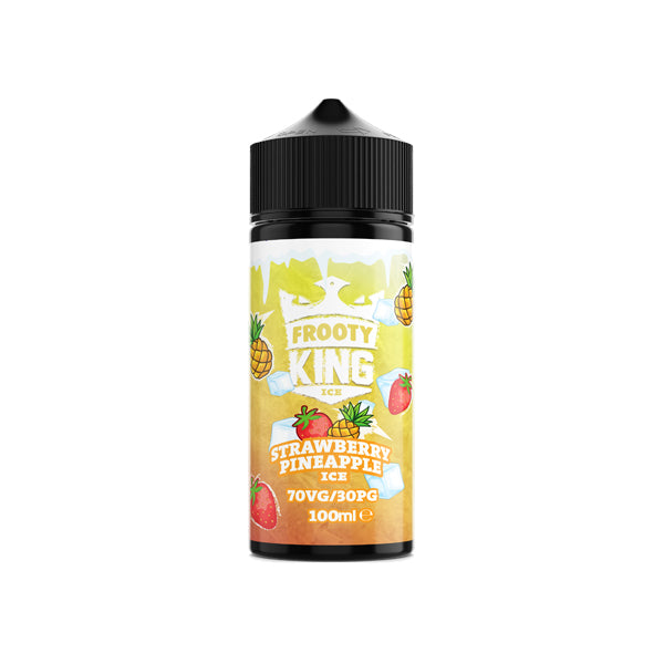 Frooty King Ice 100ml Shortfill 0mg (70VG/30PG) - Flavour: Blackcurrant Honeydew