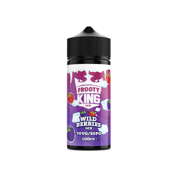 Frooty King Ice 100ml Shortfill 0mg (70VG/30PG) - Flavour: Blackcurrant Honeydew