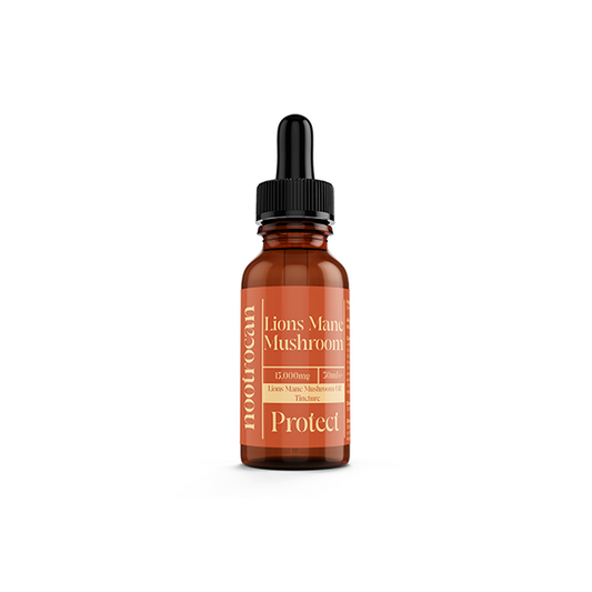 Nootrocan 15000mg Nootropic 50% Mushroom Tincture - 30ml - Mushroom Type: Health - Tremella Mushrooms
