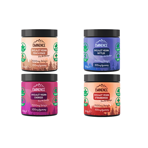 Eminence 7000mg Shilajit Vegan Gummies 350g - Flavour: Mixed Bears