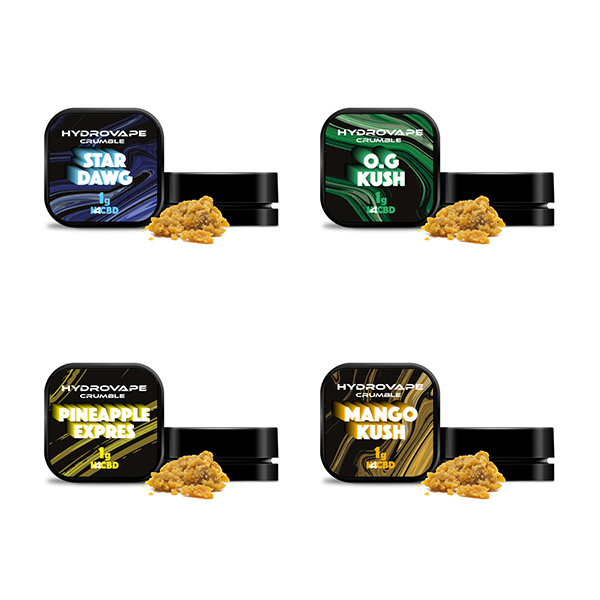 Hydrovape 80% H4 CBD Crumble 1g - Flavour: Pineapple Express