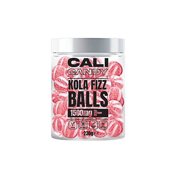 CALI CANDY MAX 1500mg Full Spectrum CBD Vegan Sweets - 10 Flavours - Flavour: Peaches & Cream