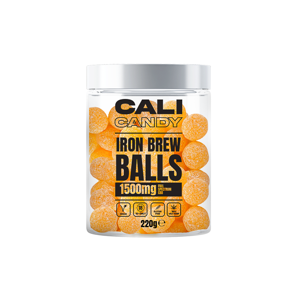 CALI CANDY MAX 1500mg Full Spectrum CBD Vegan Sweets - 10 Flavours - Flavour: Super Sour Cherry