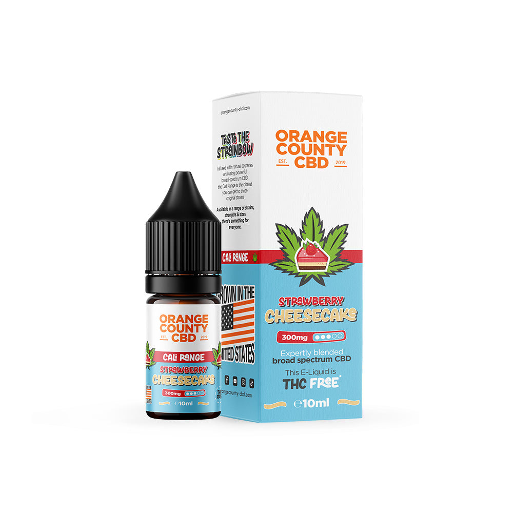 Orange County CBD - Strawberry Cheesecake CBD E-Liquid (10ml)