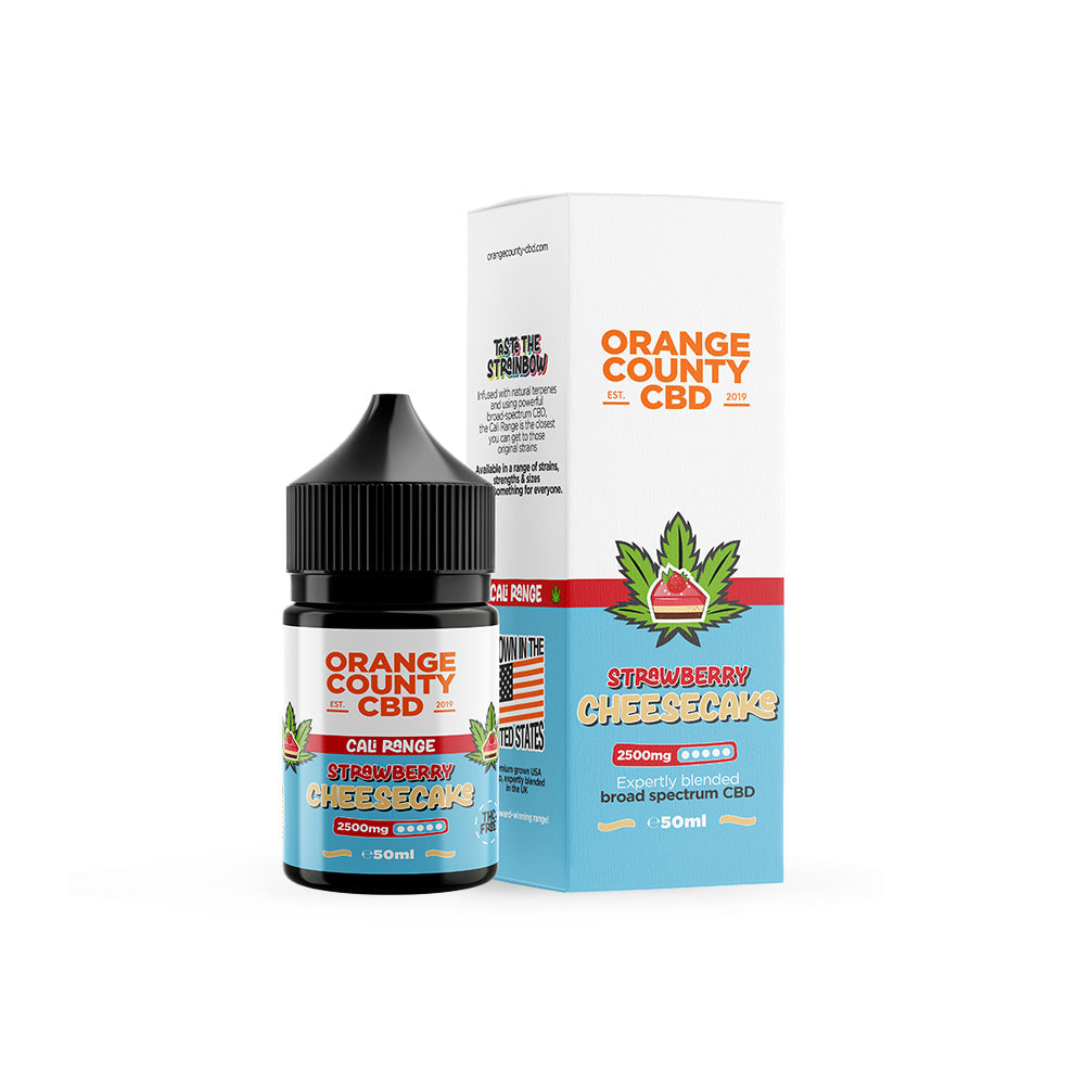Orange County CBD - Strawberry Cheesecake CBD E-Liquid (50ml)