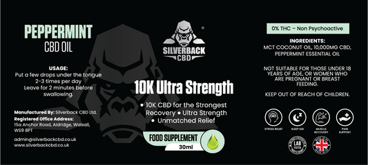 Silverback CBD 10K Ultra Strength