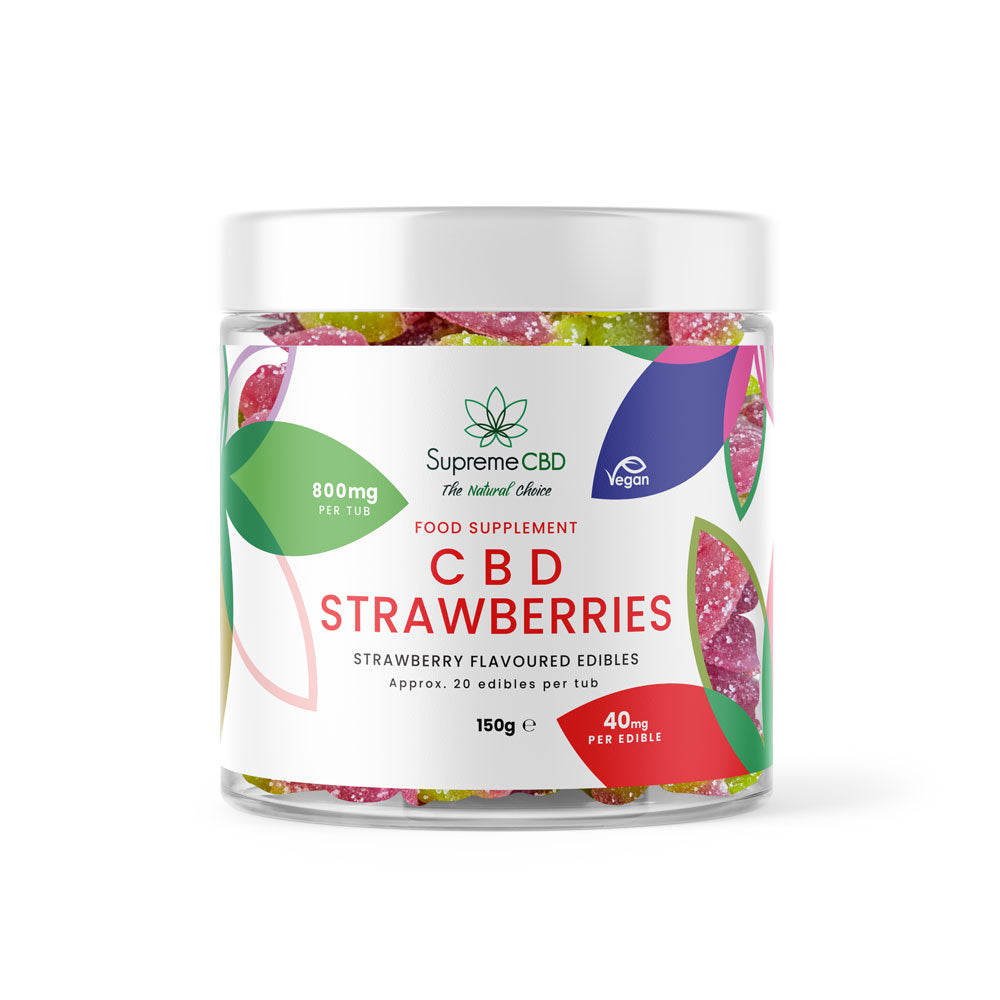 Supreme CBD - CBD Gummy Strawberries (800mg)