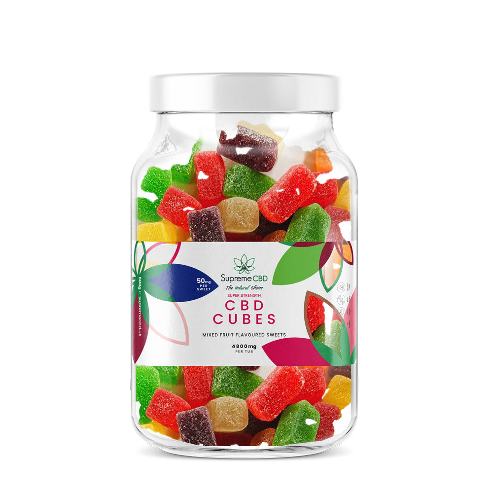 Supreme CBD - CBD Large Super Strength Fruit Cubes (4800mg)