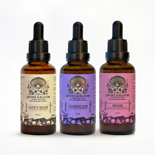 Spore & Bloom - Full Ritual Stack β Lionβs Mane, Cordyceps & Reishi