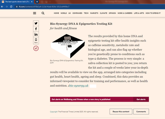 DNA & Epigenetics Testing Kit
