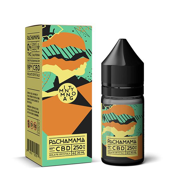 PACHAMAMA Isolate CBD Minty Mango 30ml - SilverbackCBD