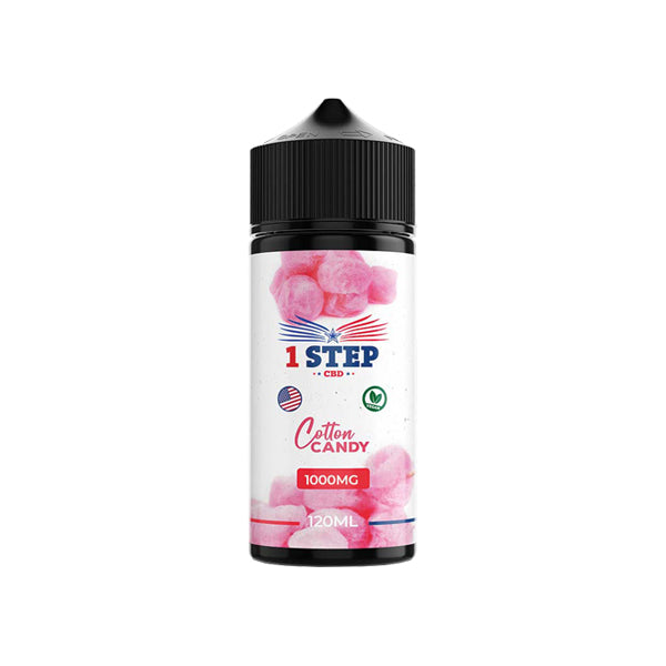 1 Step CBD 1000mg CBD E-liquid 120ml (BUY 1 GET 1 FREE) - Flavour: Ice Berg - SilverbackCBD