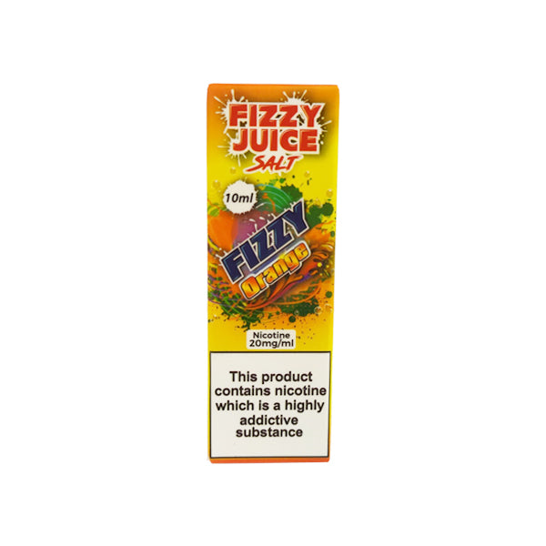 20mg Fizzy Juice 10ml Nic Salts (50VG-50PG) - Flavour: Orange