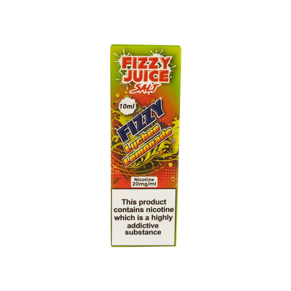 20mg Fizzy Juice 10ml Nic Salts (50VG-50PG) - Flavour: Lychee Lemonade