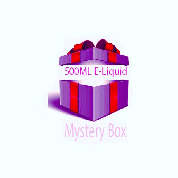 500ml E-liquid MYSTERY BOX + Nic Shots - SilverbackCBD