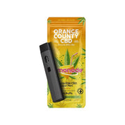 Orange County CBD 600mg CBD Disposable Vape - 1ml 300 Puffs - Flavour: Strawberry Kush - SilverbackCBD