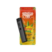 Orange County CBD 600mg CBD Disposable Vape - 1ml 300 Puffs - Flavour: Banana Kush - SilverbackCBD