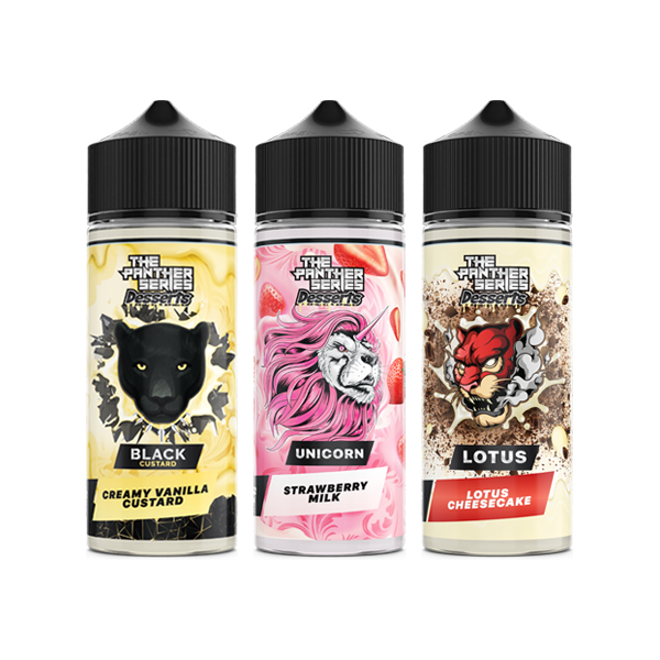 The Panther Series Desserts By Dr Vapes 100ml Shortfill 0mg (78VG-22PG) - Flavour: Unicorn