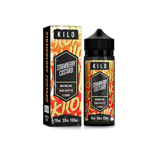 Kilo 100ml Shortfill 0mg (70VG-30PG) - Flavour: Vanilla Almond Milk
