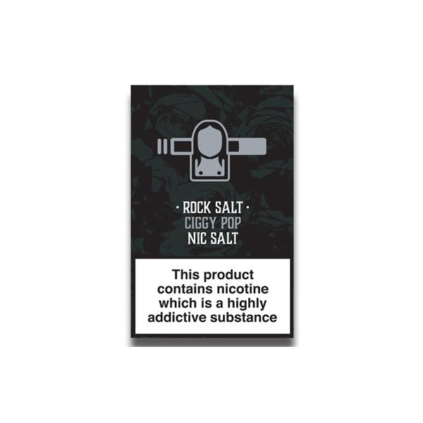 Rock Salt Nic Salt By Alfa Labs 10MG 10ml (50PG-50VG) - Flavour: Bohemian Blast Berry - SilverbackCBD