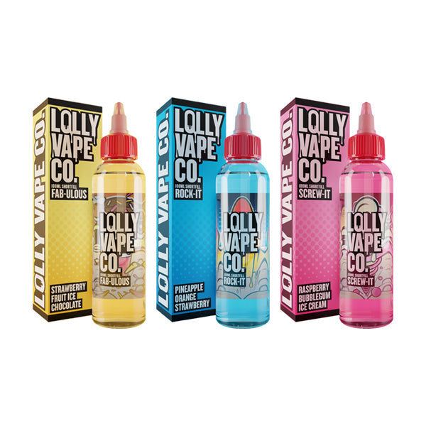 Lolly Vape Co 100ml Shortfill 0mg (80VG-20PG) - Flavour: Twist-it
