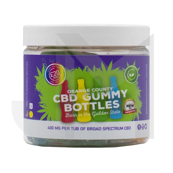 Orange County CBD 400mg Gummies - Small Pack - Variety: Gummy Cubes - SilverbackCBD
