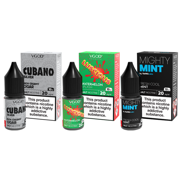 20mg VGOD Saltnic 10ml Nic Salt (50VG/50PG) - Flavour: Cubano