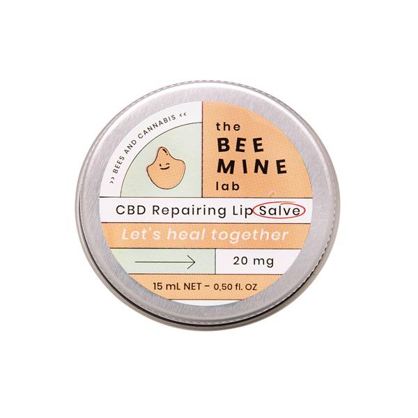 The Beemine Lab 20mg CBD Lip Balm 15ml - SilverbackCBD