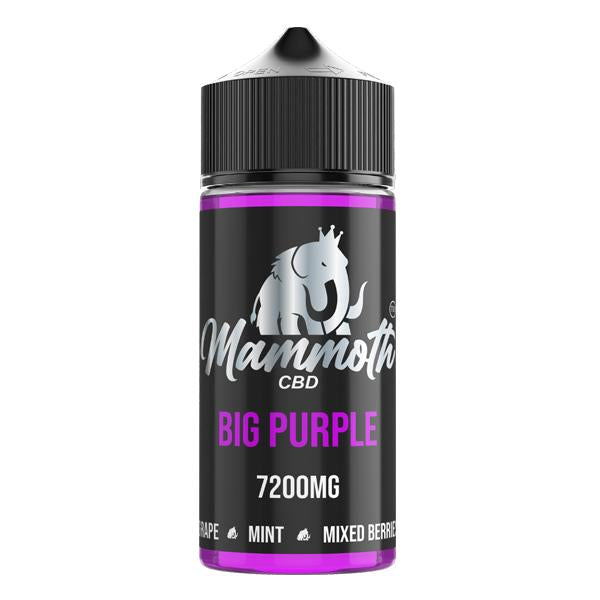 Mammoth CBD 7200mg CBD E-liquid 120ml (30VG-70PG) - Flavour: Arctic - SilverbackCBD