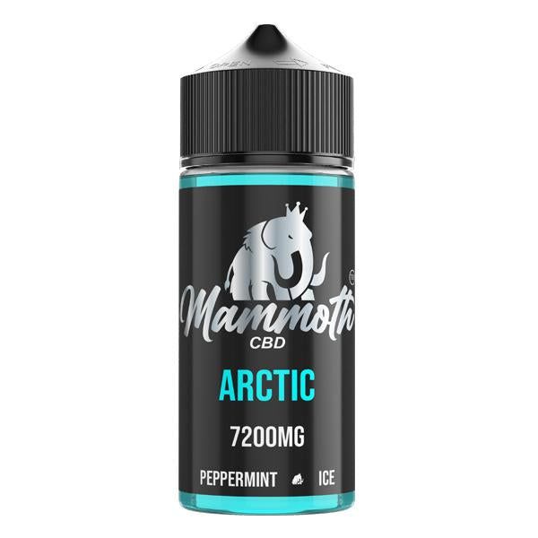 Mammoth CBD 7200mg CBD E-liquid 120ml (30VG-70PG) - Flavour: Arctic - SilverbackCBD