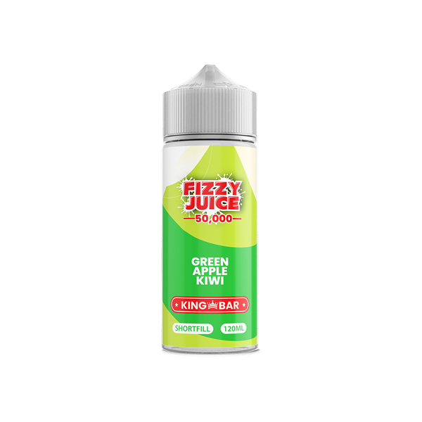 Fizzy Juice King Bar 100ml Shortfill 0mg (70VG/30PG) - Flavour: Blueberry Raspberry