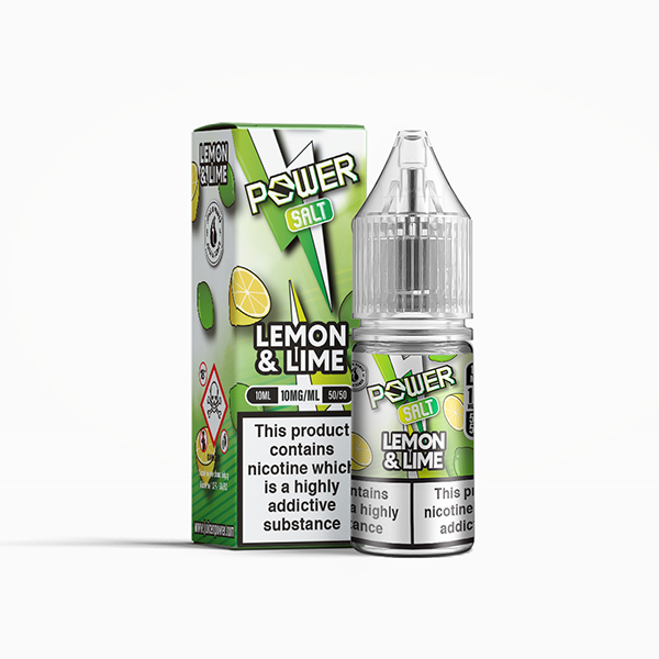 10mg Juice N Power Power Salts 10ml (50VG/50PG) - Flavour: Lemon & Lime