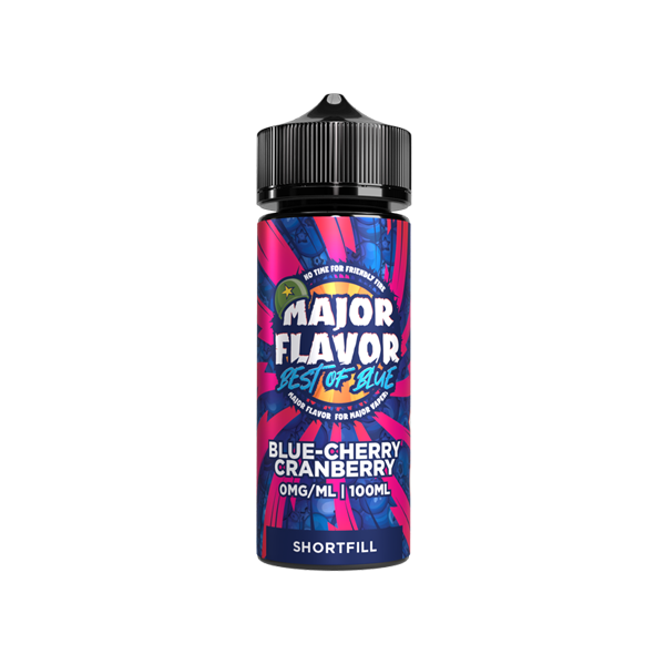 Major Flavour Best Of Blue 100ml Shortfill 0mg (70VG-30PG) - Flavour: Blue Peach