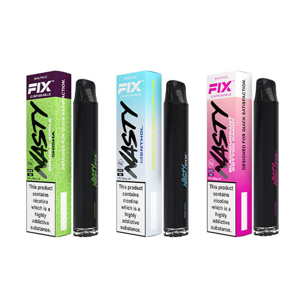 20mg Nasty Air Fix Disposable Vaping Device 675 Puffs - Flavour: Slow Blow