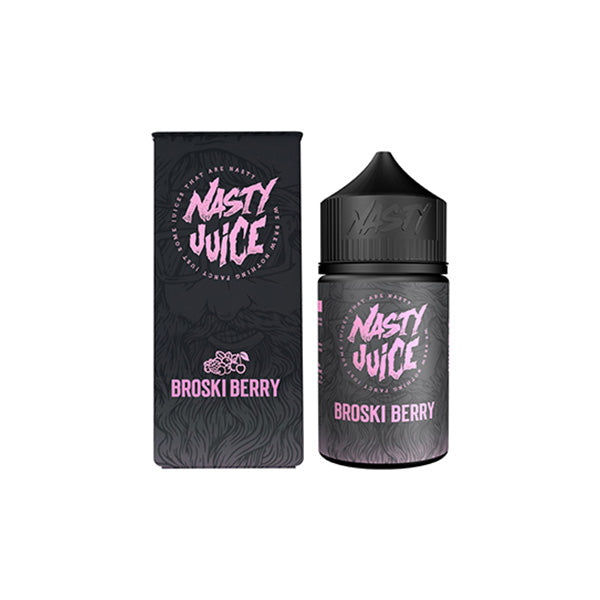 Berry By Nasty Juice 50ml Shortfill 0mg (70VG-30PG) - Flavour: Broski Berry