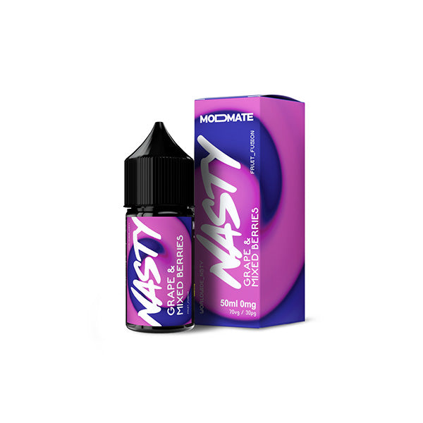 Mod Mate By Nasty Juice 50ml Shortfill 0mg (70VG-30PG) - Flavour: Strawberry & Kiwi