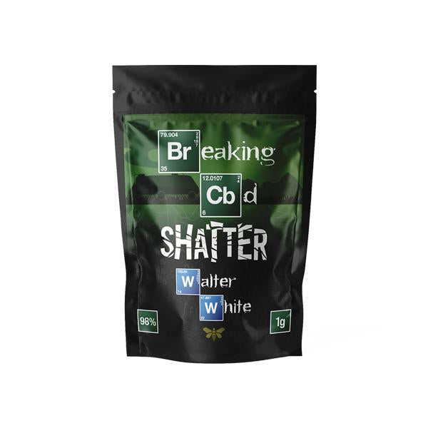 Breaking CBD 98% CBD Shatter - 1g - Flavour: Saul Goodman - SilverbackCBD