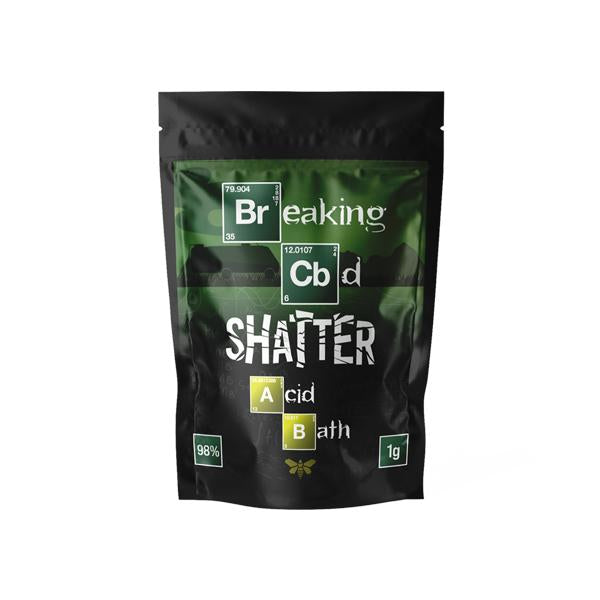 Breaking CBD 98% CBD Shatter - 1g - Flavour: Saul Goodman - SilverbackCBD