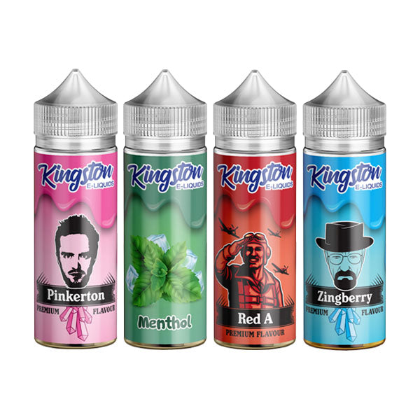Kingston 120ml Shortfill 0mg (70VG-30PG) - Flavour: Strawberry Kiwi Zingberry