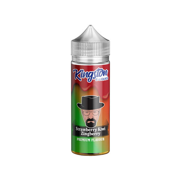 Kingston 120ml Shortfill 0mg (70VG-30PG) - Flavour: Strawberry Kiwi Zingberry